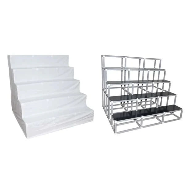 Extra Wide Golu Stand for Grand Navaratri Display – Giri 5T with cover