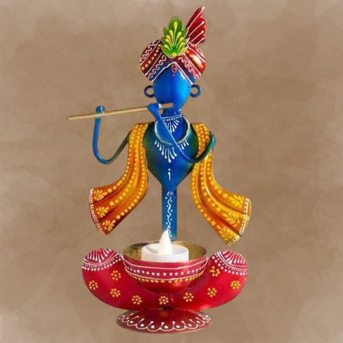 Krishna Tea Light Candle Holder| Pack of 2